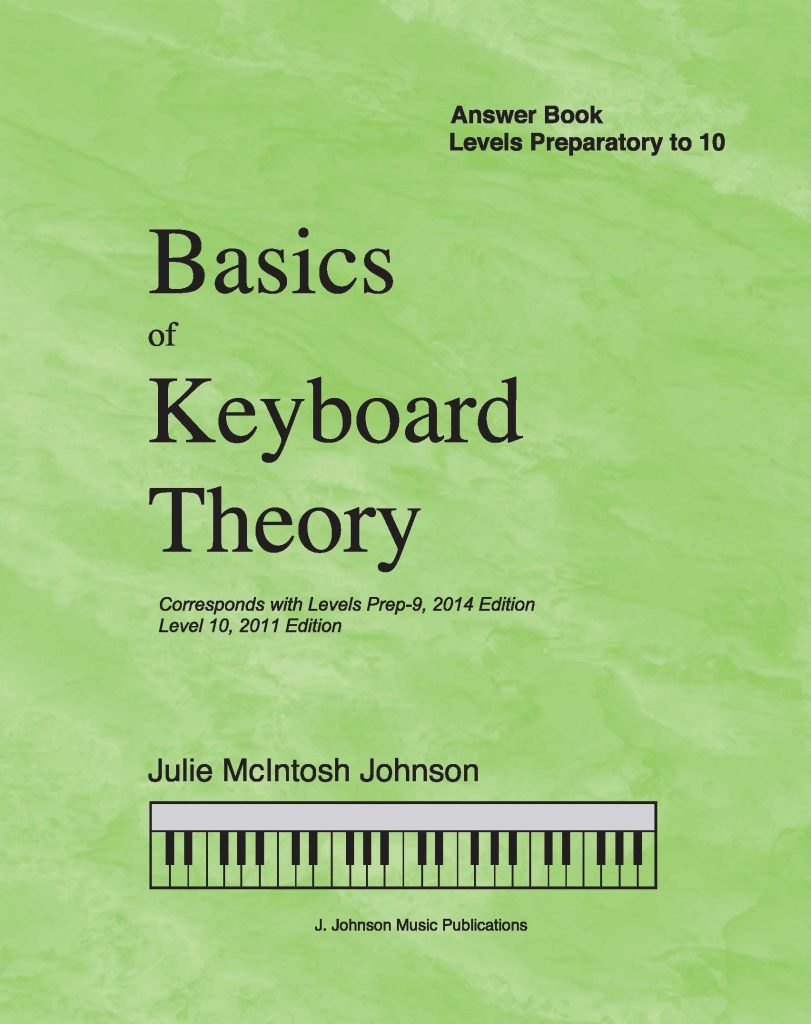 Basics of Keyboard Theory Answer Book Cover